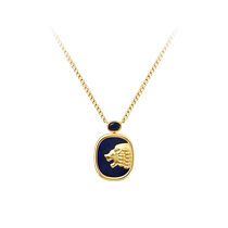 Lola Rose Rose Gold Lion Series Necklace Womens Popular Retro Fashion Light Luxury Chinese Valentines Day Gift