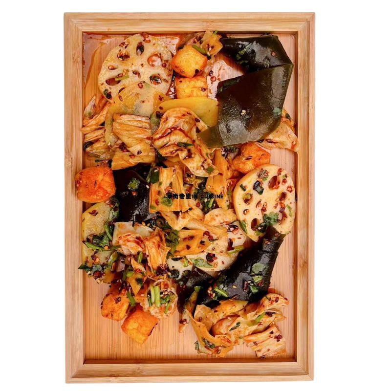 Shenyang famous snack smoked mixed chicken rack variety show same style