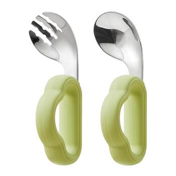 Lock lock children's fork spoon 316l stainless steel