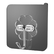 Hooks strong adhesive wall hanging wall load-bearing wall transparent traceless hooks sticky hooks free of punching hooks