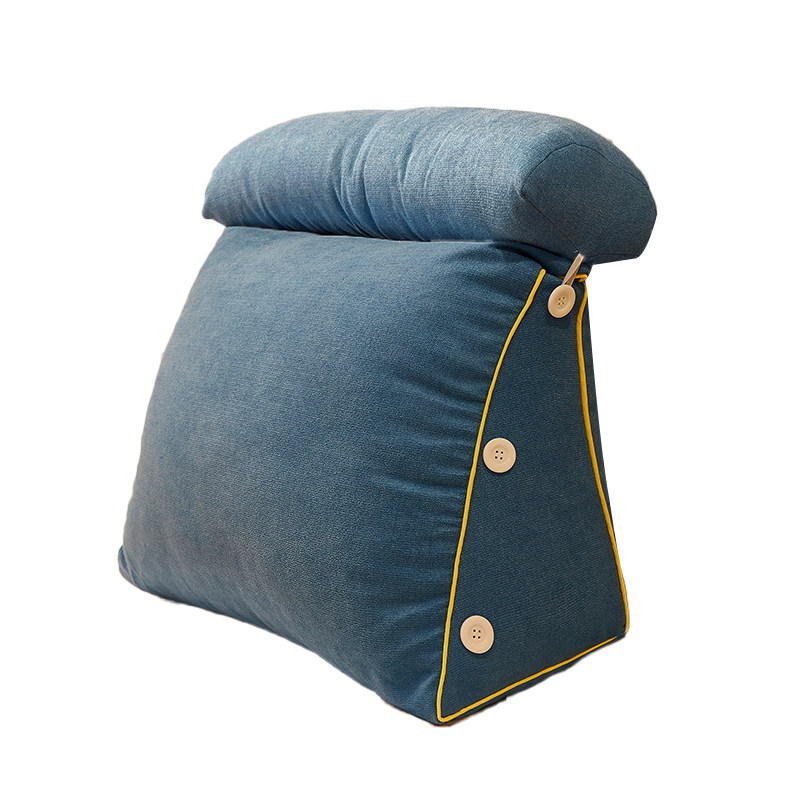 Removable and washable soft bag large back bedside cushion