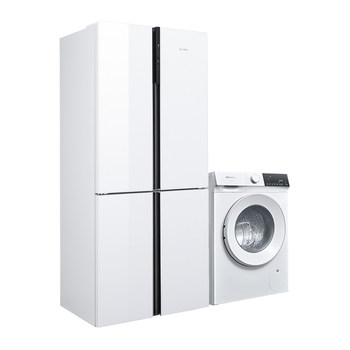 Siemens cross door refrigerator + 10kg washing machine