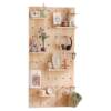 Solid wood hole board custom entry door entrance style wall