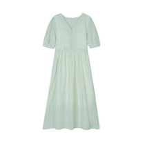 Grossesse robe de maternité Style dété 2024 nouvelles manches courtes robe petite et petite fraîche et réduite âge femme enceinte en vrac jupe Vêtements dété