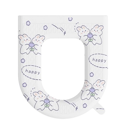 Waterproof toilet seat mat for all seasons