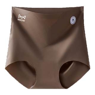 猫人高腰收腹强力收小肚子无痕内裤女大码胖mm抗菌裆瑜伽运动短裤