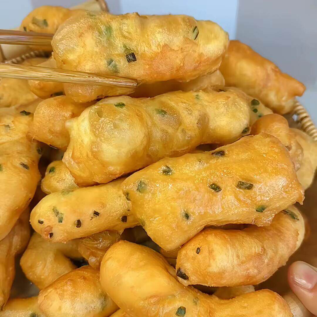 新品油馍头茴香小油条油馍筋炸馍尖河南油馍头手工油条火锅油炸半