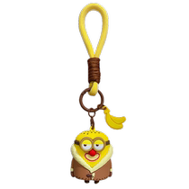 2024 New Genuine Minion Kevin Car Keychain Mens School Bag Pendant Doll Couple Keychain Women