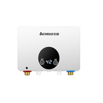 Zhigao Small Kitchen Treasure Instant Heating Small Water Heater Free Water Storage Thermostatic Quick Heat Home Kitchen Toilet Kitchen