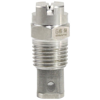 304 stainless steel 2-section fan-shaped filter nozzle