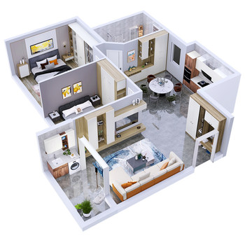 Gold medal wardrobe whole house customized and environmentally friendly