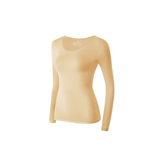 帕兰朵超薄美肤肌底衣保暖内衣女士发热无痕打底秋衣秋裤套装冬季