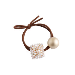 ສະບັບພາສາຍີ່ປຸ່ນແລະເກົາຫຼີຂອງໂລຫະປະສົມໄຂ່ມຸກກາເຟ headband net ສີແດງຜົມ band ຜົມຢາງພາລາເກົາຫຼີງ່າຍດາຍແມ່ຍິງຜົມເຊືອກ headwear