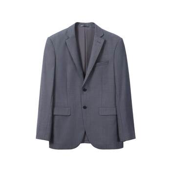 Goldlion 25 autumn and winter men's suit gray floral gauze slim business formal suit for men