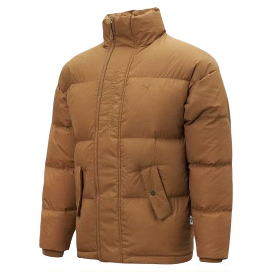 PUMA彪马 男女同款情侣百搭保暖立领羽绒服外套 MMQ PUFF 536623