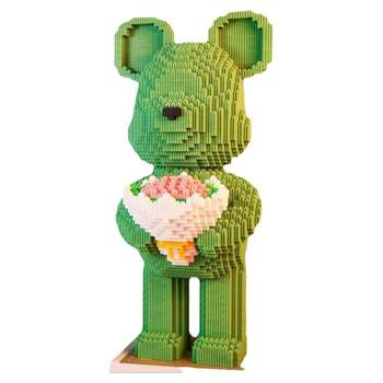 Extra Large Violent Bear 50cm Building Blocks 1.0m or More Pieces Toy Assembly for Boys and Girls Valentine's Day Birthday Gift