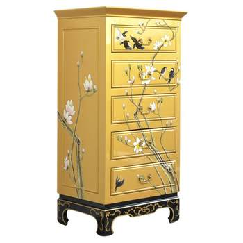 Yapachi solid wood american painted chest of drawers