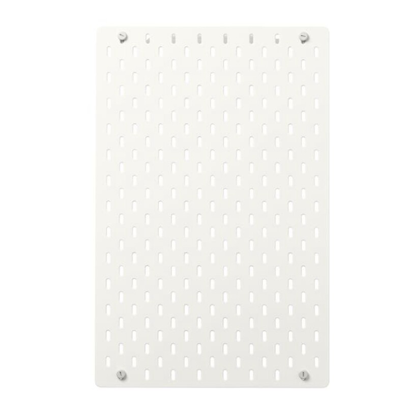 Scotis white hole board accessories storage