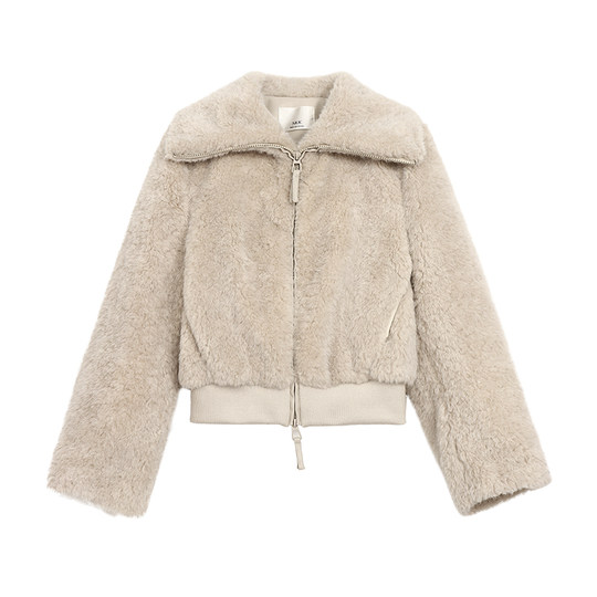 Skk Store Anna酱獨家鼎版娇姐私服YB定制环保皮草老钱毛毛外套女