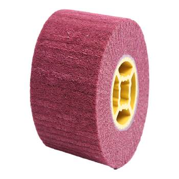 Great white shark brushing wheel scouring pad polishing