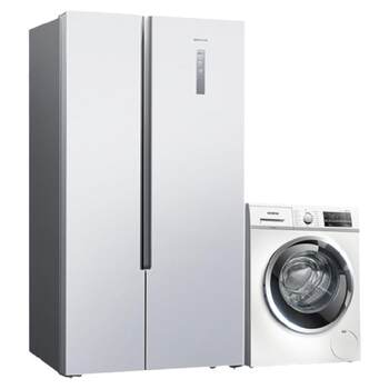 Siemens side-by-side refrigerator + 10kg washing machine