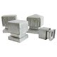 5 packs of column caps, lotus cover, square tube decorative cover, square cap, column fence, iron accessories