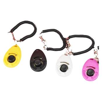 Clicker dog training artifact pet button sounder puppy communication and eating button training border animal equipment