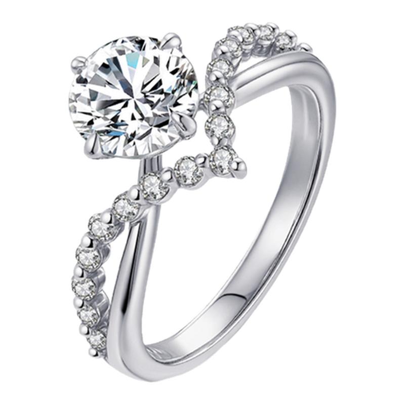 IDOForever cultured diamond crown ring