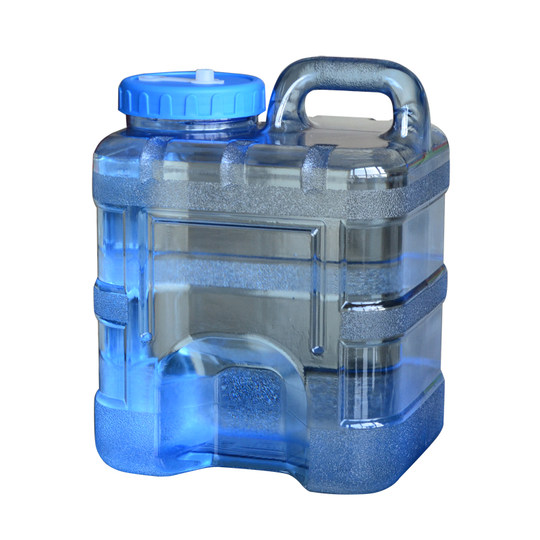 Household water dispenser with bucket mounted pure tea set and bucket