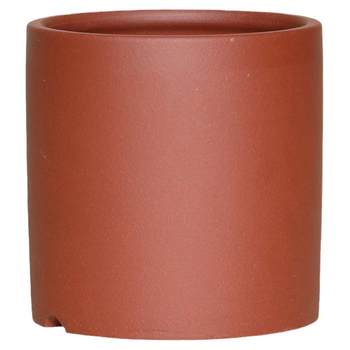 Orchid pot simple purple sand straight round shape