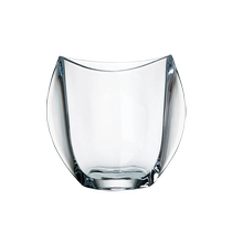 (自营)捷克进口 水晶玻璃花瓶现代插花餐桌摆件透明轻奢风装饰