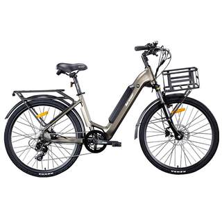 永久可拆锂力矩电助力自行车山地车男女通勤双碟刹铝合金车架变速