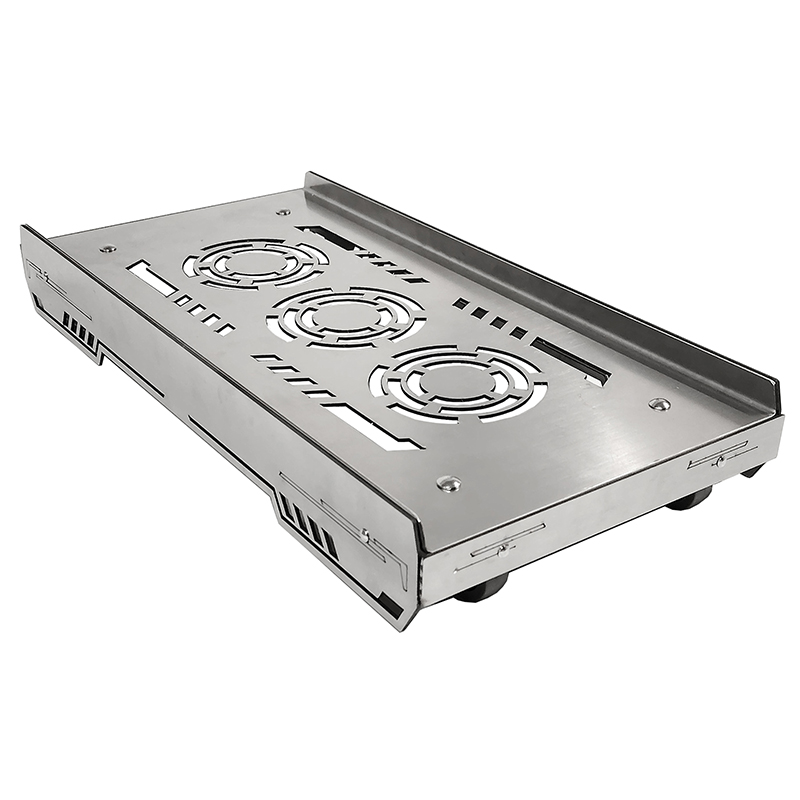 Hidden wheel main chassis with wheel bracket stainless steel load-bearing