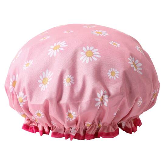 Women's double layer shower cap waterproof bathing adult women's home use