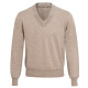 100% Merino Wool V-neck Pullover Long Sleeve Sweater