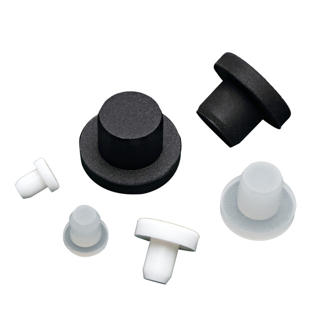 High temperature resistant silicone T-type clogging soft plug head electroplating spray paint dustproof plug solid round hole plug mold hole plug