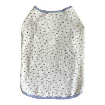 Internet celebrity cat clothes anti-shedding floral style