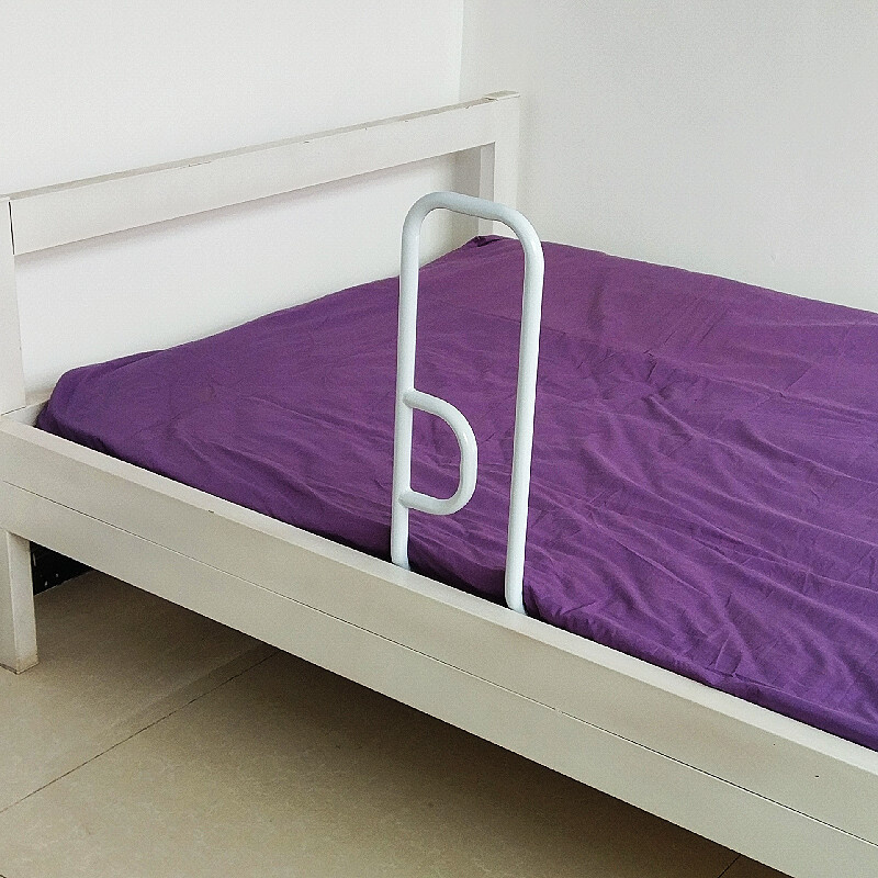 Elderly people get up to help with white armrests bedside guardrails Warm Borrowing Force Wrench Help with Night Tools Fixed Installation-Taobao