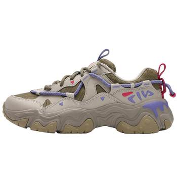 FILA sneakers ເກີບແມ່ຍິງ 2024 ໃຫມ່ cat claw shoes 5th generation casual shoes dad shoes