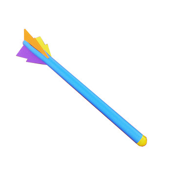 Soft practice javelin throw for fun track and field competitions