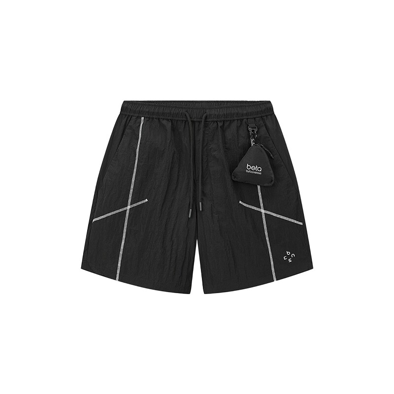 BONELESS quick-drying, breathable, water-repellent outdoor removable storage and hanging bag five-point sports casual shorts