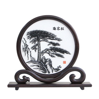 铁画芜湖迎客松马到成功非遗手工艺安徽特色礼品伴手礼定制刻字