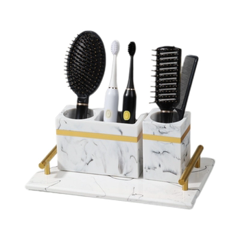 Punch-free wall-mounted light luxury electric toothbrush holder drain