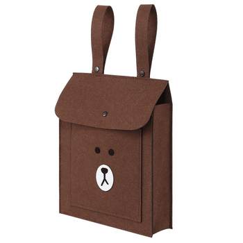Electric vehicle handlebar storage felt bag front hanging bag