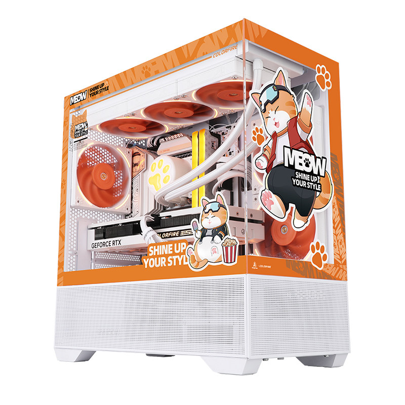 Colorful RTX5060 Orange Cat graphics card computer host