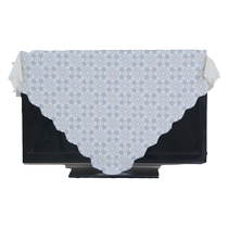 Cover TV white cover with blue cover cloth cover inch TV TV 55 dust cover color pastoral