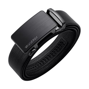 British genuine leather men's belt