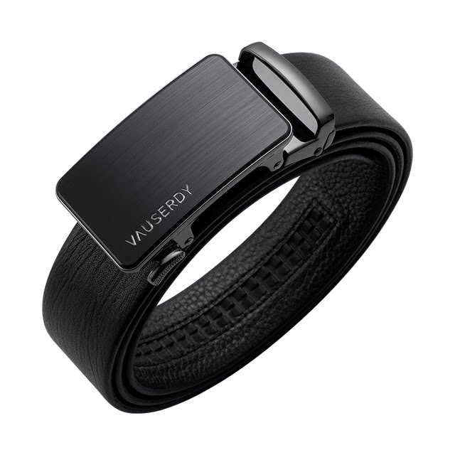 British genuine leather men's belt