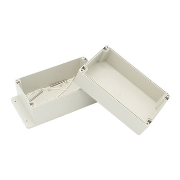 Plastic power supply security monitoring waterproof box with ears
