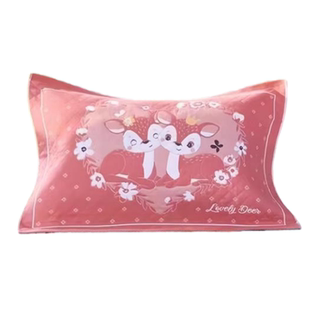 Pure cotton pillow cover, gauze pillow, couple cover to absorb sweat
